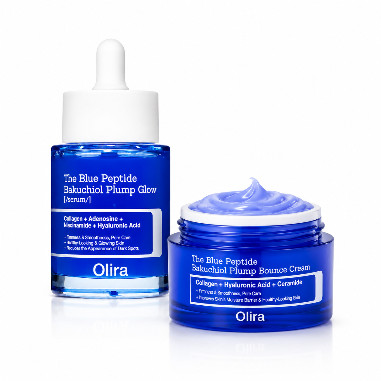 OLIRA The Blue Peptide Plump Glow Serum