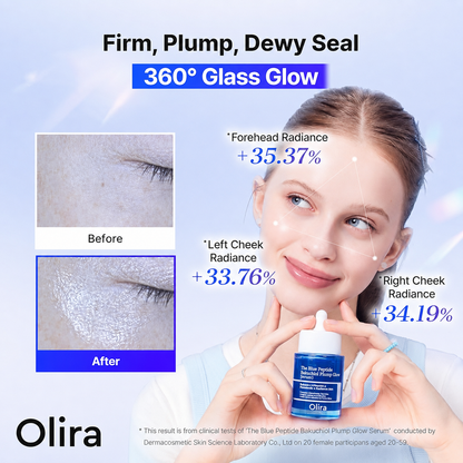 OLIRA The Blue Peptide Plump Glow Serum