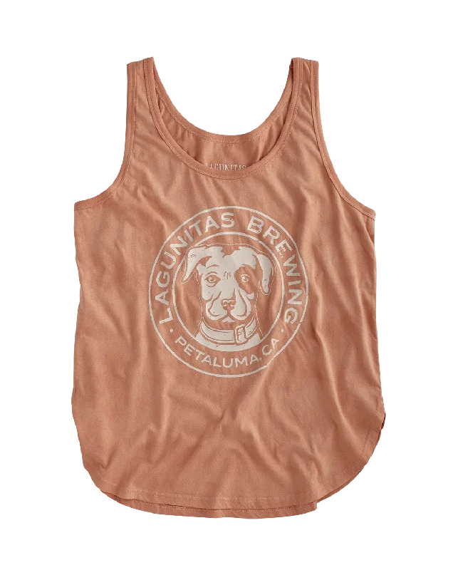 Dog Circle Tank Petaluma - Women's glitter tank top