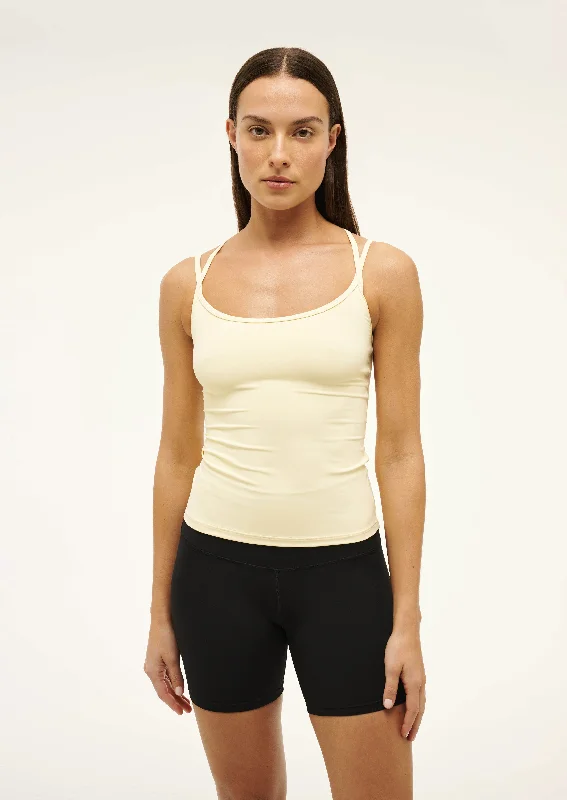 FOUNDATION TANK IN BUTTER slim fit tank