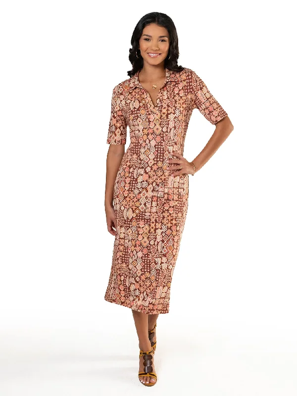 Welcome Back Annette Dress - Tradewind Technology™ Tunics Silk luxurious