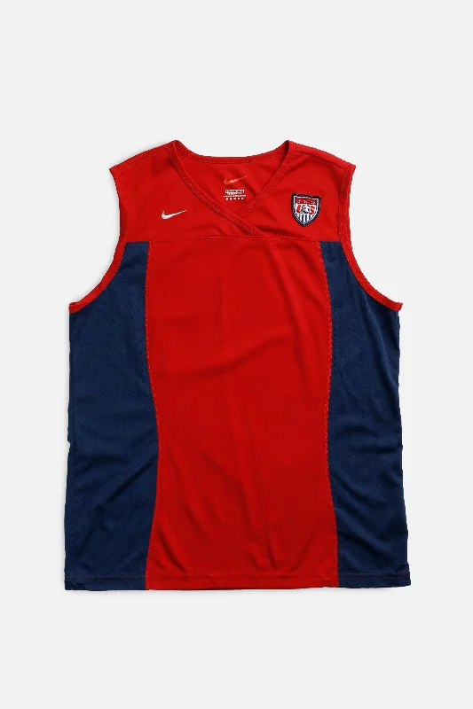 Vintage Nike USA Soccer Tank - Women's L yoga tank top