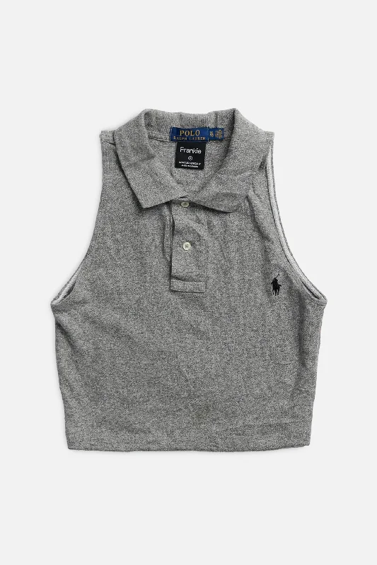 Rework Collared Tank - M activewear tank top