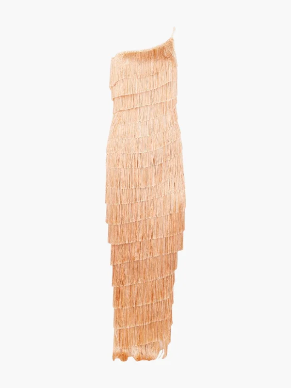 Isidora Fringe Dress | Coral Tunics Occasion special