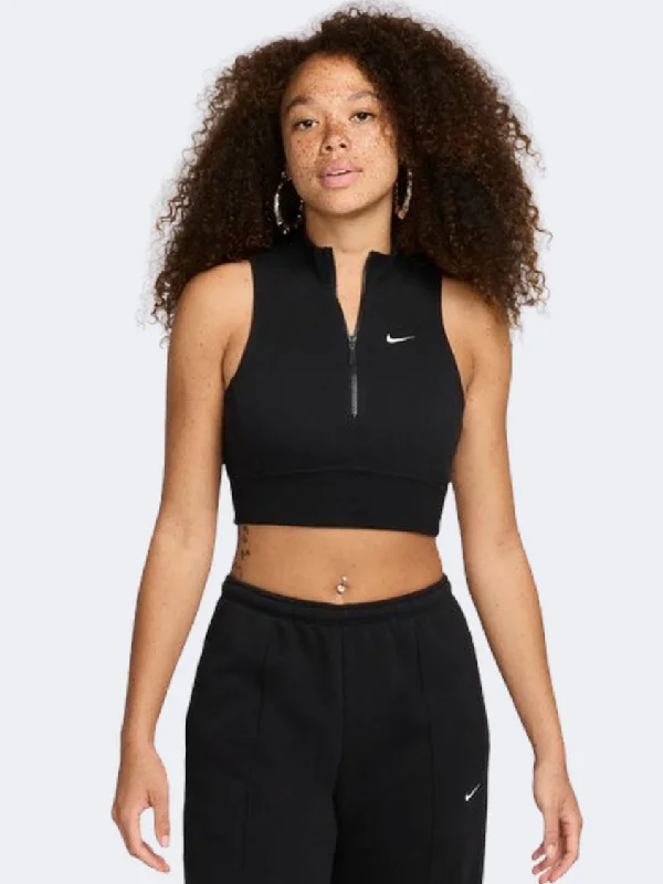 Nike Sportswear Chill Women Lifestyle Tank Black/Sail teal tank top