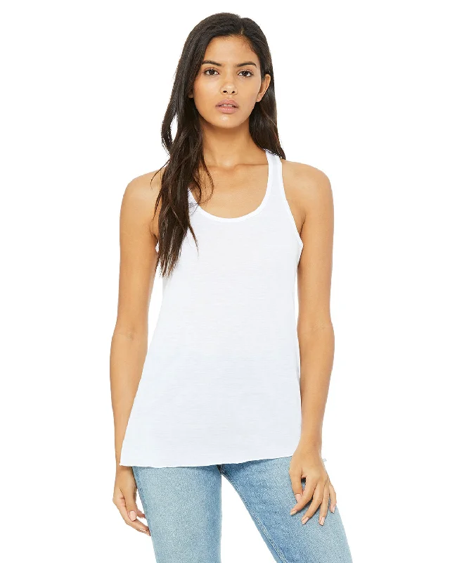 Ladies Flowy Racerback Tank bright tank top