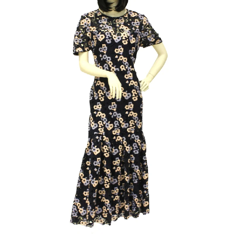 Ml By Monique Lhuillier Dress 7Mu Navy Multi 14 Tunics Recommended stylist