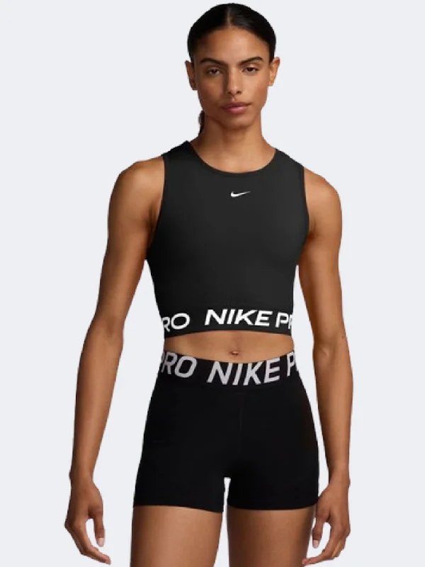 Nike Pro 365 Women Training Tank Black/White rhinestone tank top