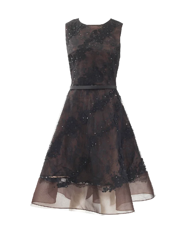 Black Lace Cocktail Dress Tunics Hiking breathable