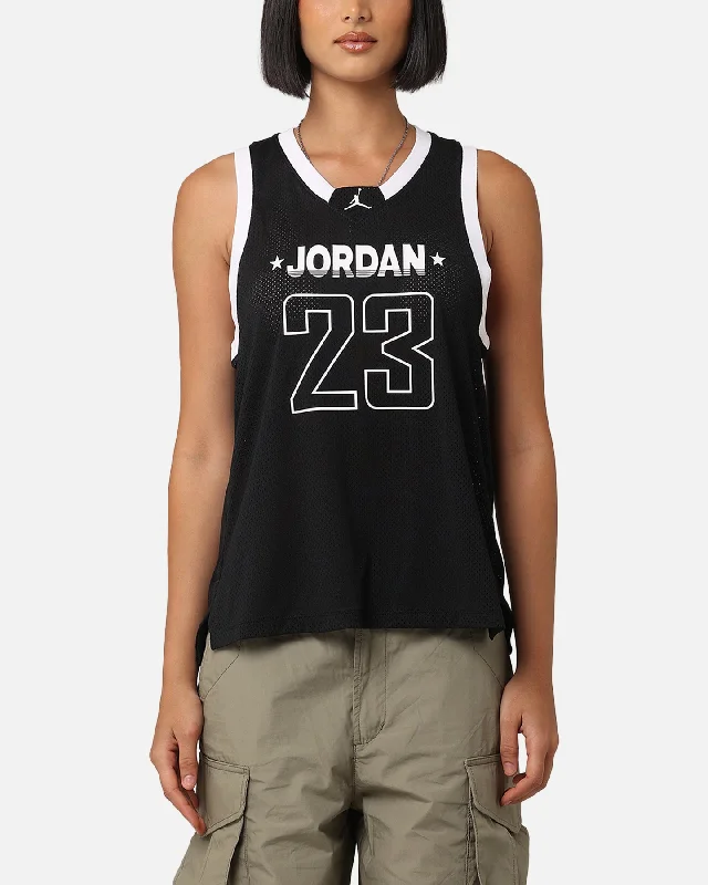 Jordan Women's 23 Jersey Tank Black/White/White strappy tank top