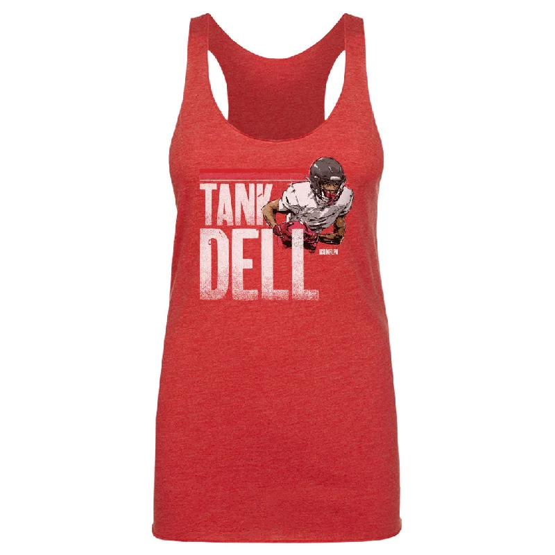 Tank Dell Houston Stack WHT long tank top