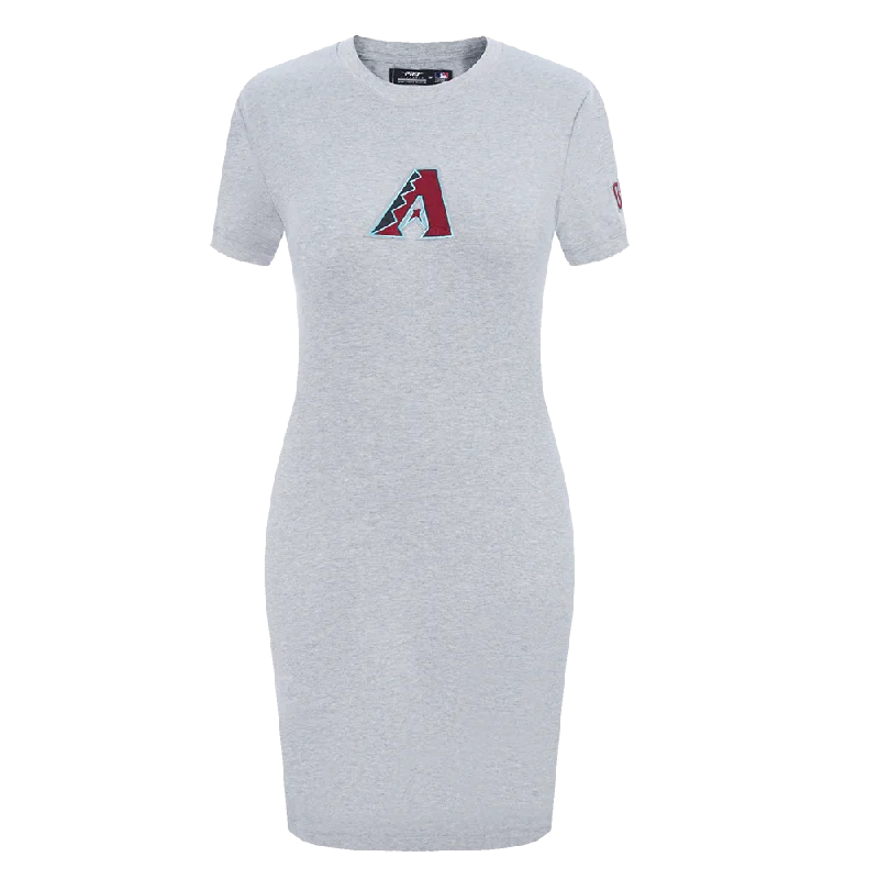 MLB ARIZONA DIAMONDBACKS CLASSIC WOMEN'S BODY CON DRESS (HEATHER GREY) Elegant Long Evening MLB ARIZONA DIAMONDBACKS CLASSIC WOMEN'S BODY CON DRESS (HEATHER GREY) Elegant Long Evening