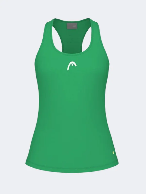 Head Spirit Women Tennis Tank Green silver tank top