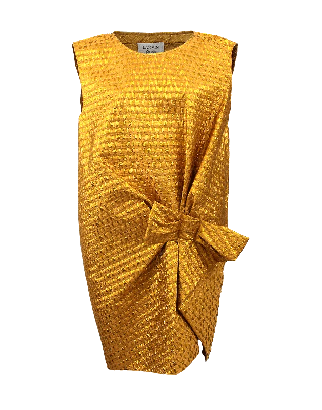 Egg Dress With Bow Tunics Cozy comfortable