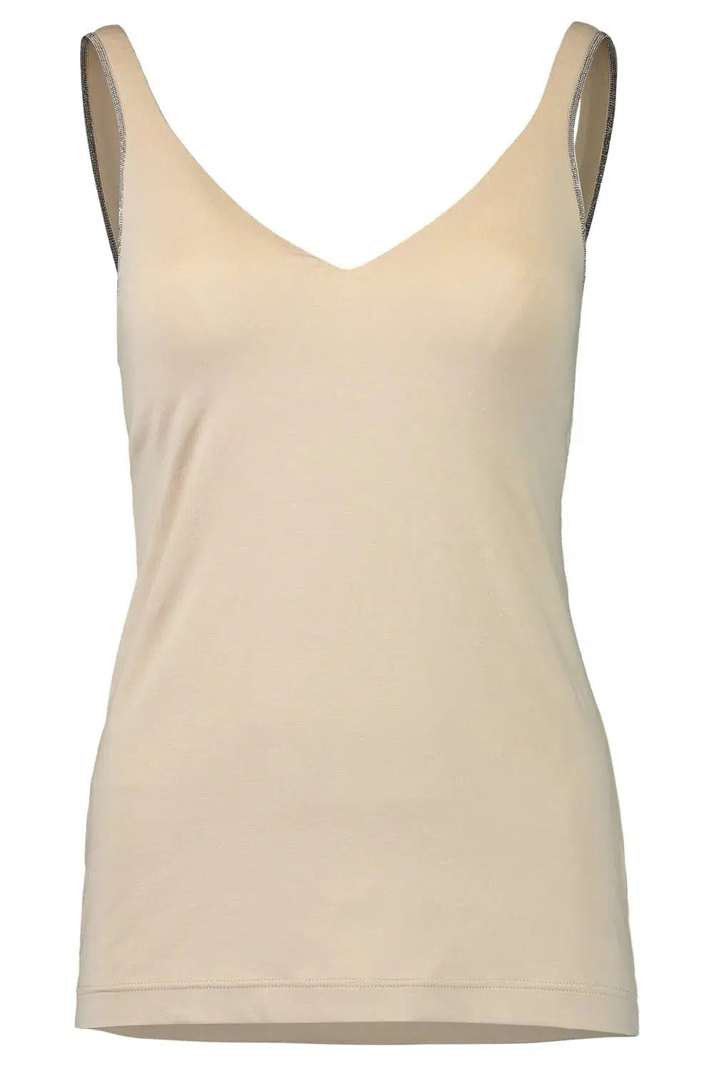 Monili Strap Tank Top solid color tank