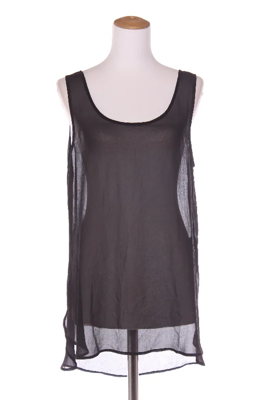 MOOCHI Faithfuls (NZ) Chiffon layering tank! 12 crossback tank top