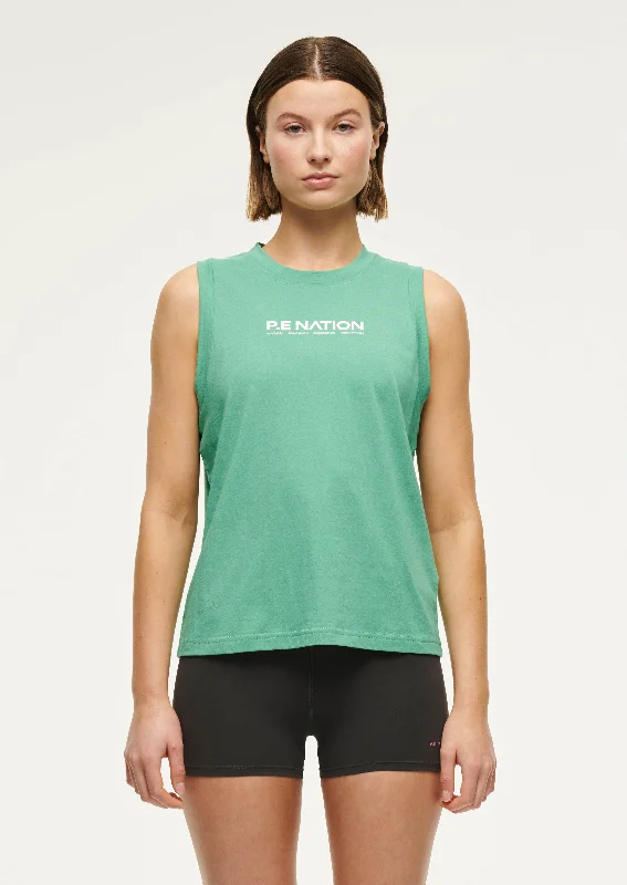 SHUFFLE TANK IN BLARNEY flexible tank top