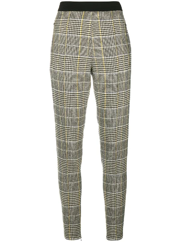 plaid fitted trousers Trousers Occasion Special