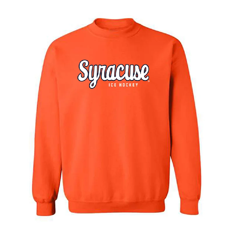 Syracuse - NCAA Women's Ice Hockey : Peyton Armstrong - Classic Shersey Crewneck Sweatshirt Hoodie with Distressed Vintage Worn