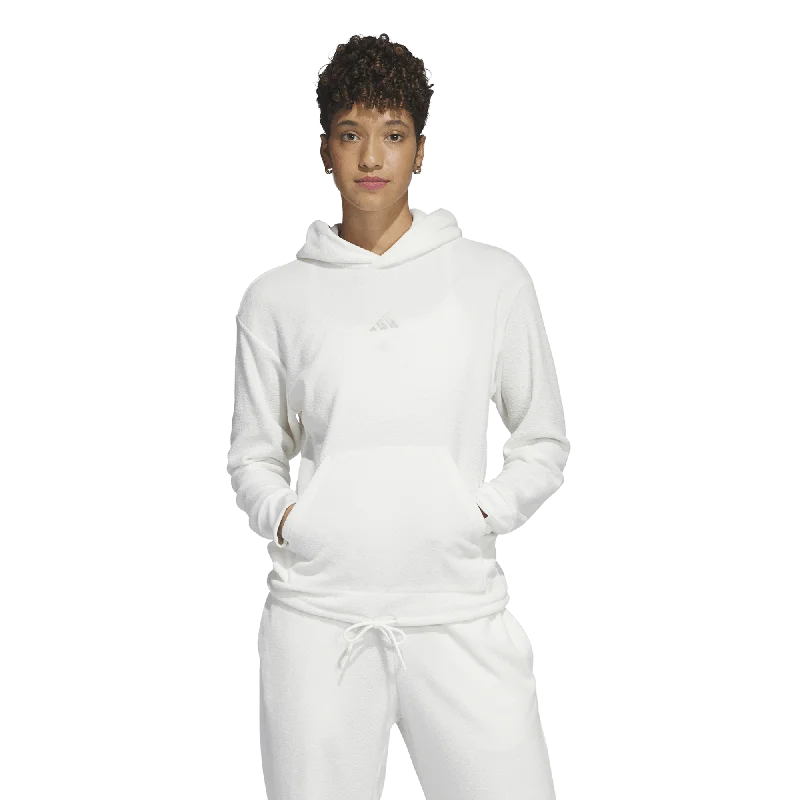 Women's Adidas 2 Select  Crop Hoodie Hoodie with Oversized Fit Loose Comfortable