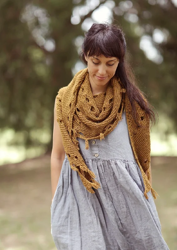 Hipster Shawl, Joji. Print Knitting Pattern Cozy Plaid Shawl Scarf