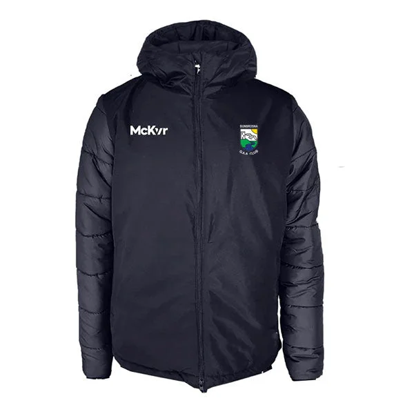 Mc Keever Bunbrosna GAA Core 22 Stadium Jacket - Adult - Navy Wool Jacket Cashmere Jacket Tweed Jacket