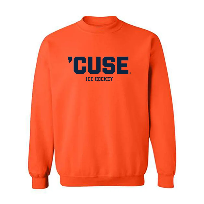 Syracuse - NCAA Women's Ice Hockey : Peyton Armstrong - Classic Shersey Crewneck Sweatshirt Hoodie with Monochrome Minimalist Simple