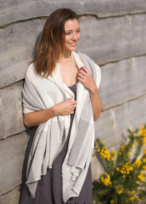 Cashmere Lightweight Stripe Shawl Sale Soft Wool Shawl Wrap