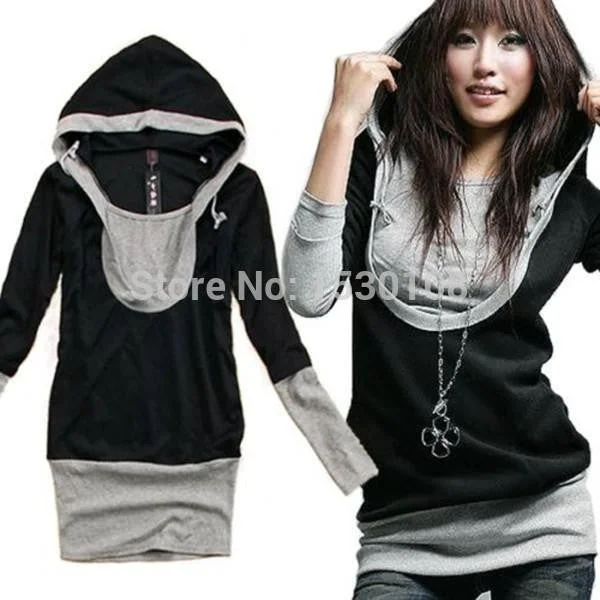 Women Casual Fashion Long Sleeves Cotton Hoody Pullover Outerwear Plus Size Sweatshirt Sarouel Sleeve Pullover Women Casual Fashion Long Sleeves Cotton Hoody Pullover Outerwear Plus Size Sweatshirt Sarouel Sleeve Pullover