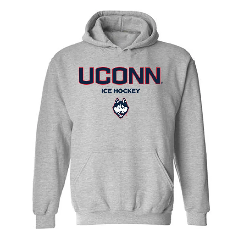 UConn - NCAA Women's Ice Hockey : Taylor Porthan - Classic Shersey Hooded Sweatshirt Hoodie with Illustration Artistic Creative