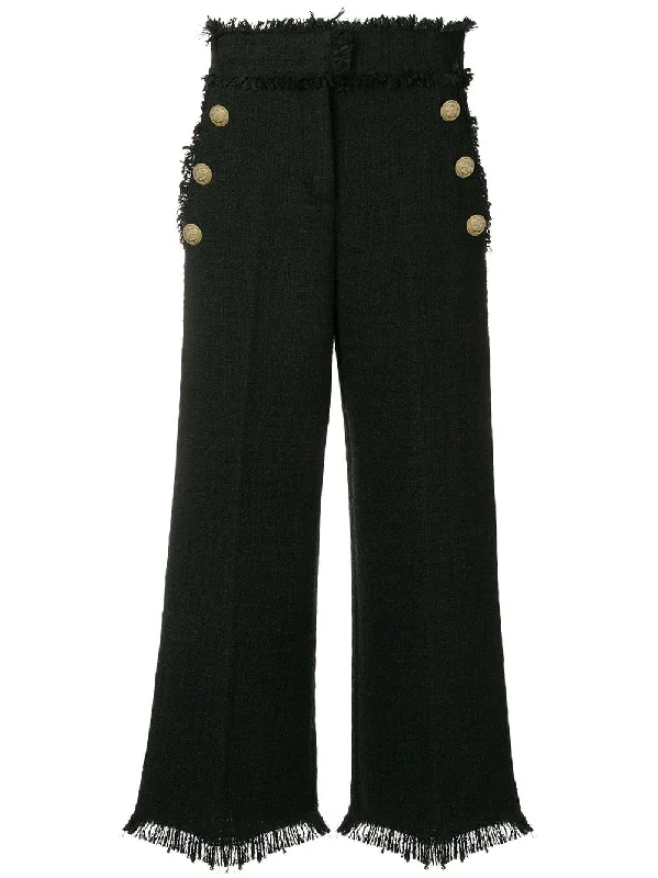 cropped tweed trousers Trousers Spring Floral