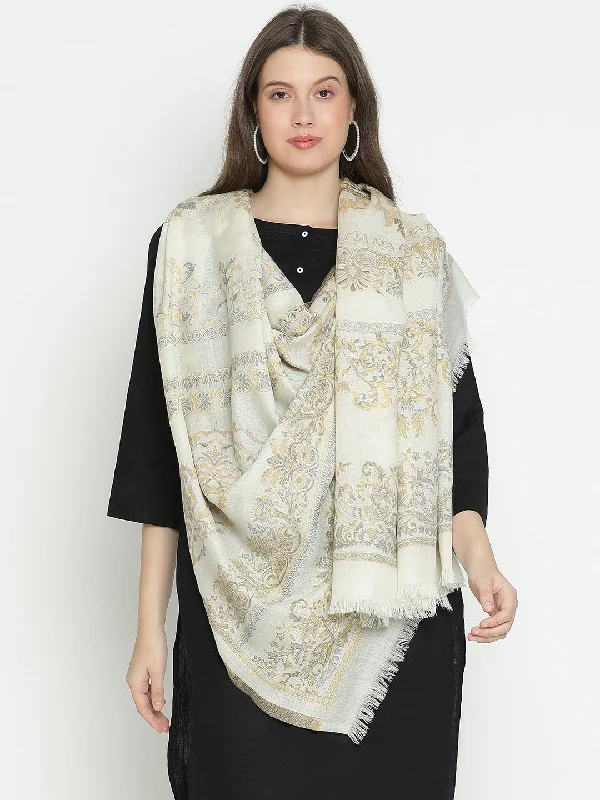 Celestial Weave Women Jacquard Shawl Warm Cashmere Shawl Scarf