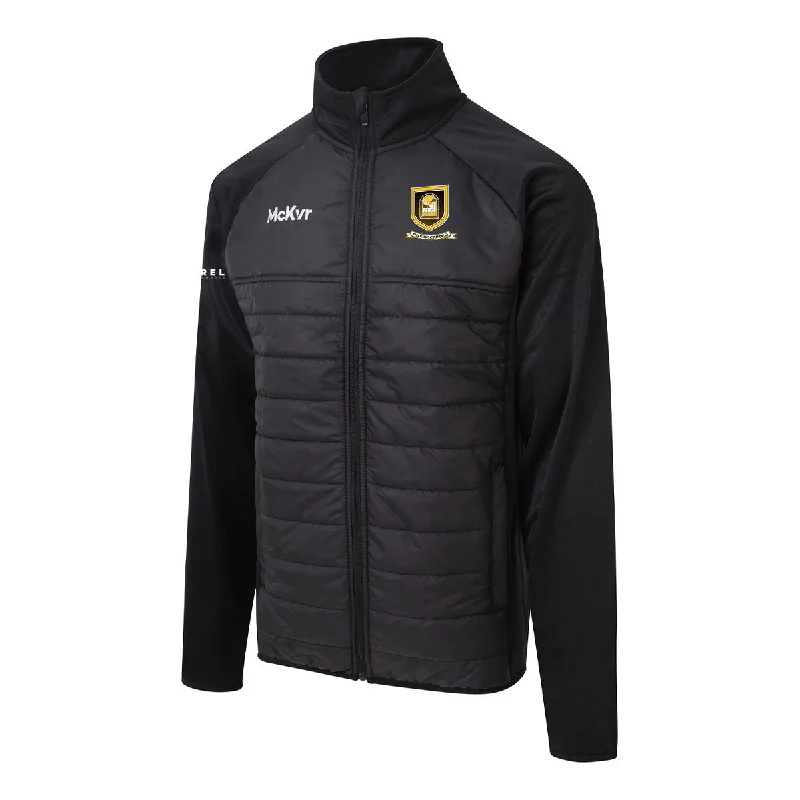 Mc Keever Mourneabbey LGFA Core 22 Hybrid Jacket - Adult - Black Welt Pockets Slit Pockets Flap Pockets