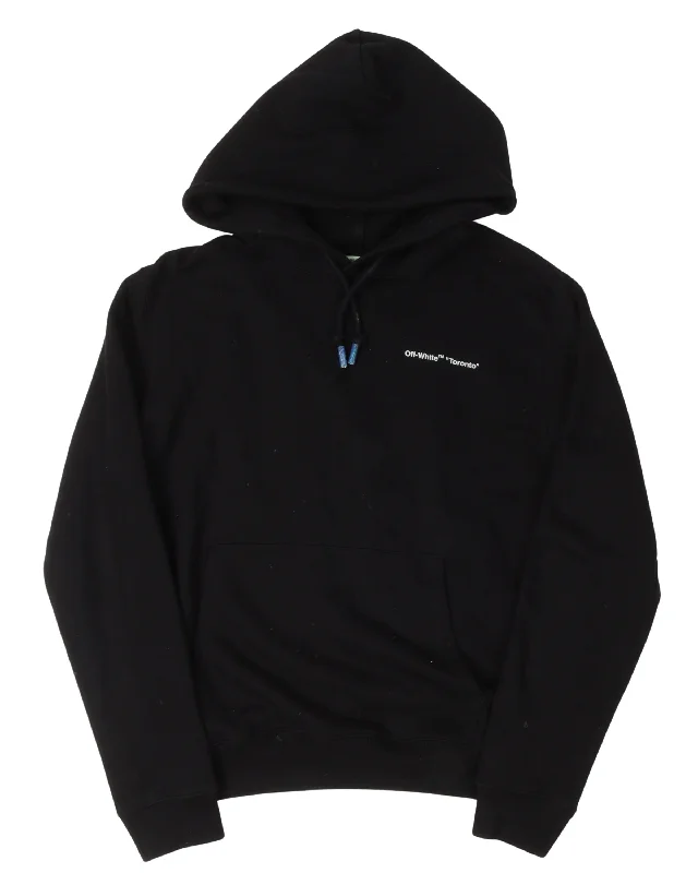 Toronto Hoodie Hoodie with Hem Patch Decorative Personalized