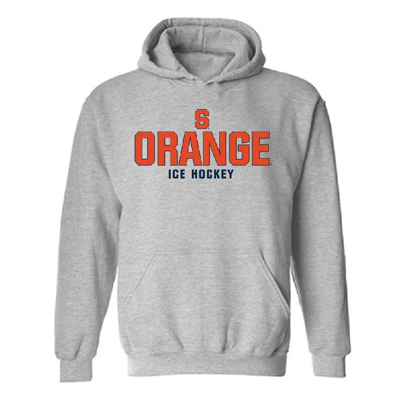 Syracuse - NCAA Women's Ice Hockey : Peyton Armstrong - Classic Shersey Hooded Sweatshirt Hoodie with Contrast Stitching Detailed Premium