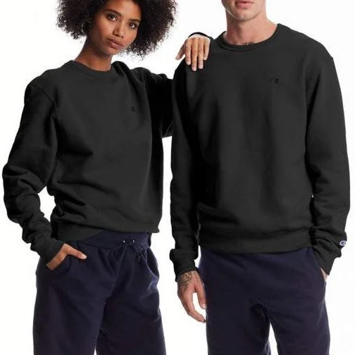 Men's Powerblend® Fleece Pullover Crew Tight Sleeve Top