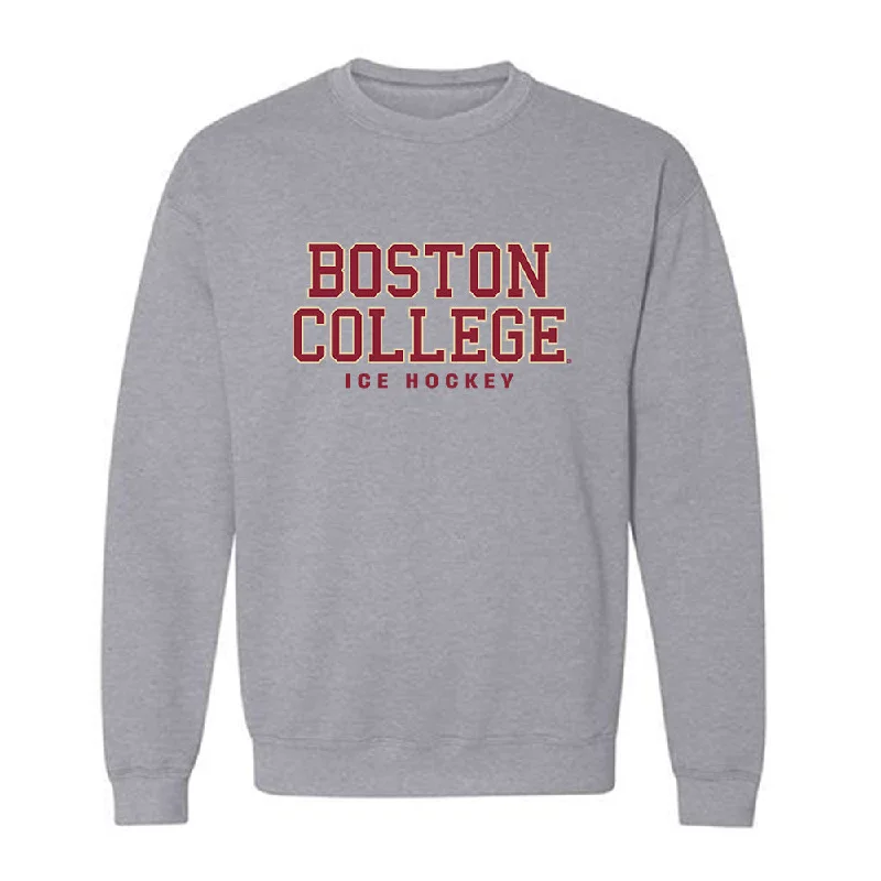 Boston College - NCAA Women's Ice Hockey : Tricia Piku - Classic Shersey Crewneck Sweatshirt Hoodie with Hem Elastic Stretchable Comfortable