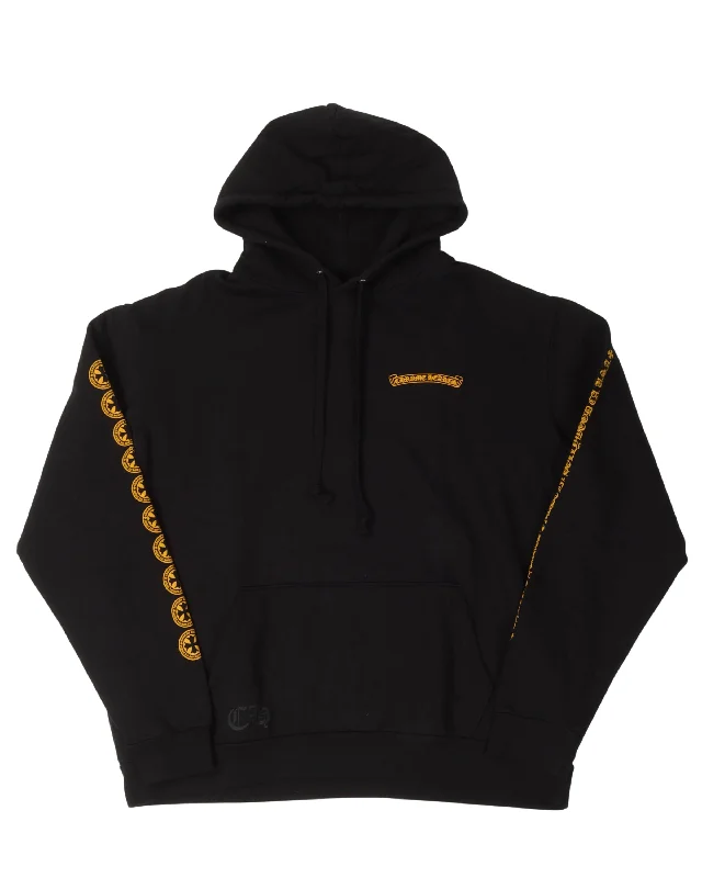 Yellow Cross Hoodie Hoodie with Hem Lace Feminine Delicate