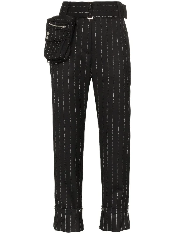 eliza pinstripe wool trousers Trousers Leisure Comfortable