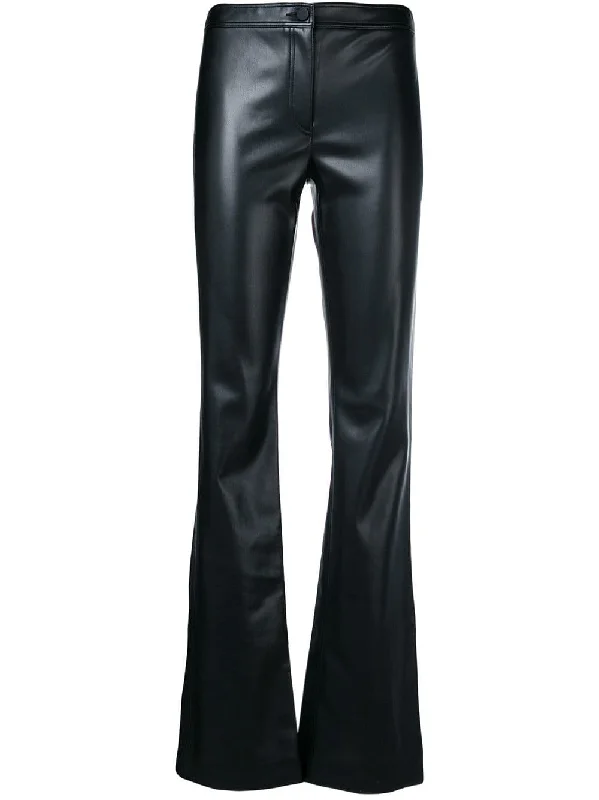 faux leather trousers Trousers Satin Smooth