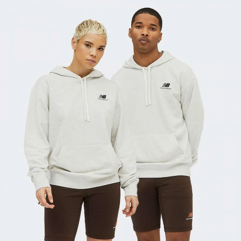 Men's/Women's New Balance Uni-Ssentials French Terry Hoodie "Unisex" Hoodie with Elastic Waist Stretchable Comfortable