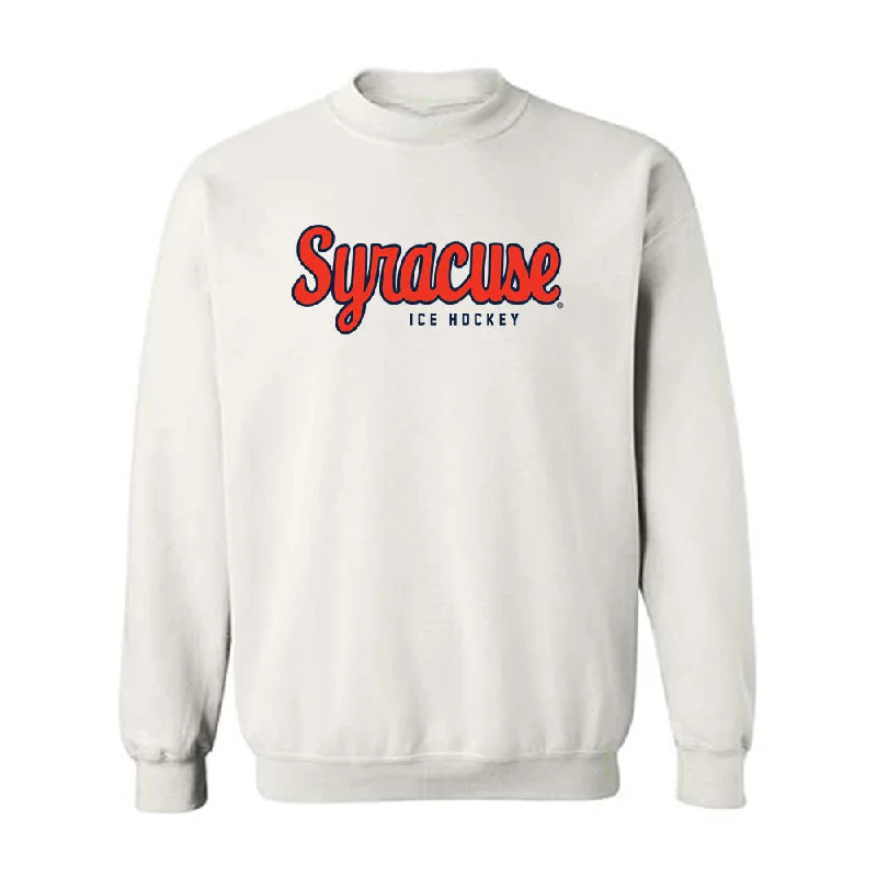 Syracuse - NCAA Women's Ice Hockey : Peyton Armstrong - Classic Shersey Crewneck Sweatshirt Hoodie with Metallic Shiny Futuristic