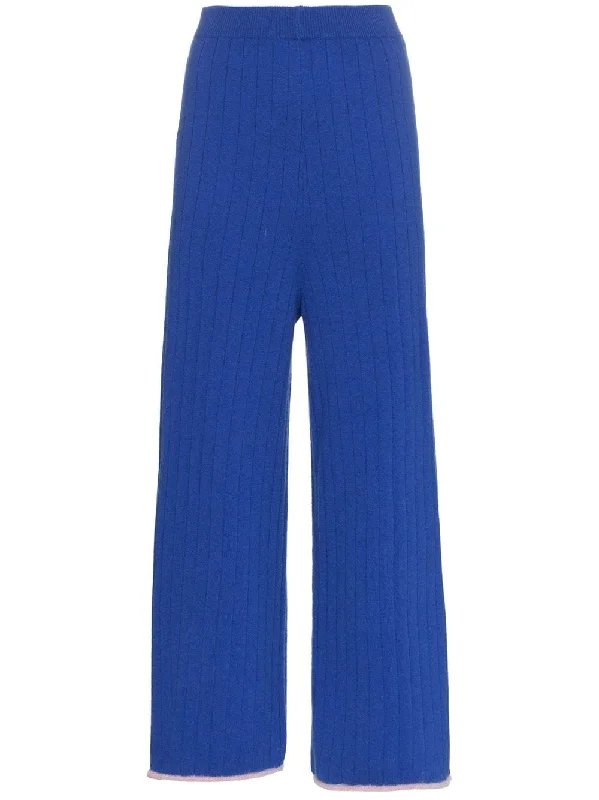 ribbed knit trousers Skinny Trousers Denim Stretchy