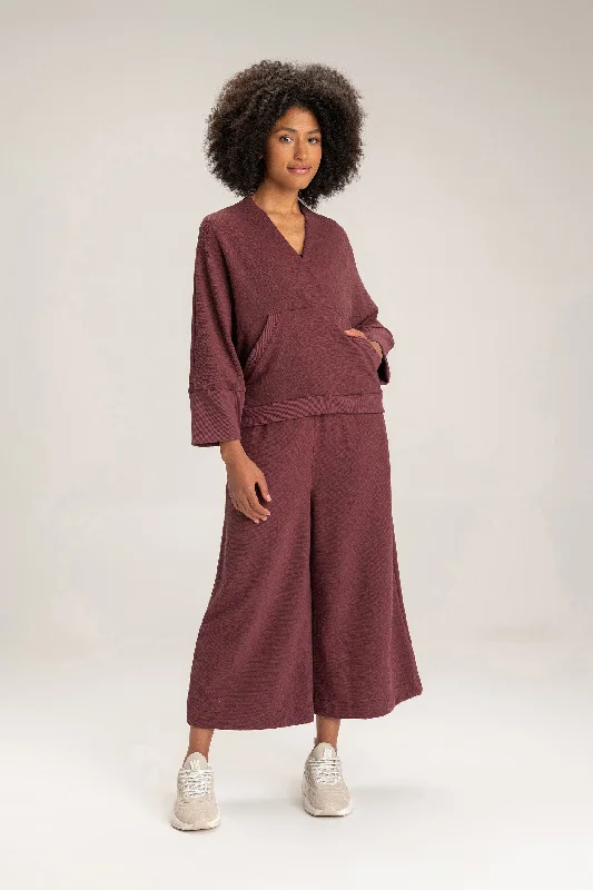 Pixie Maxi Sweatshirt Hoodie with Half-Zip Sporty Casual