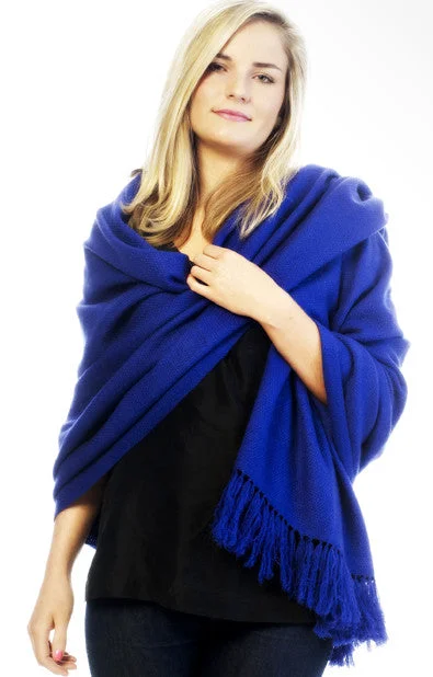 Cashmere Shawl or Wrap Cozy Woolen Shawl Cape