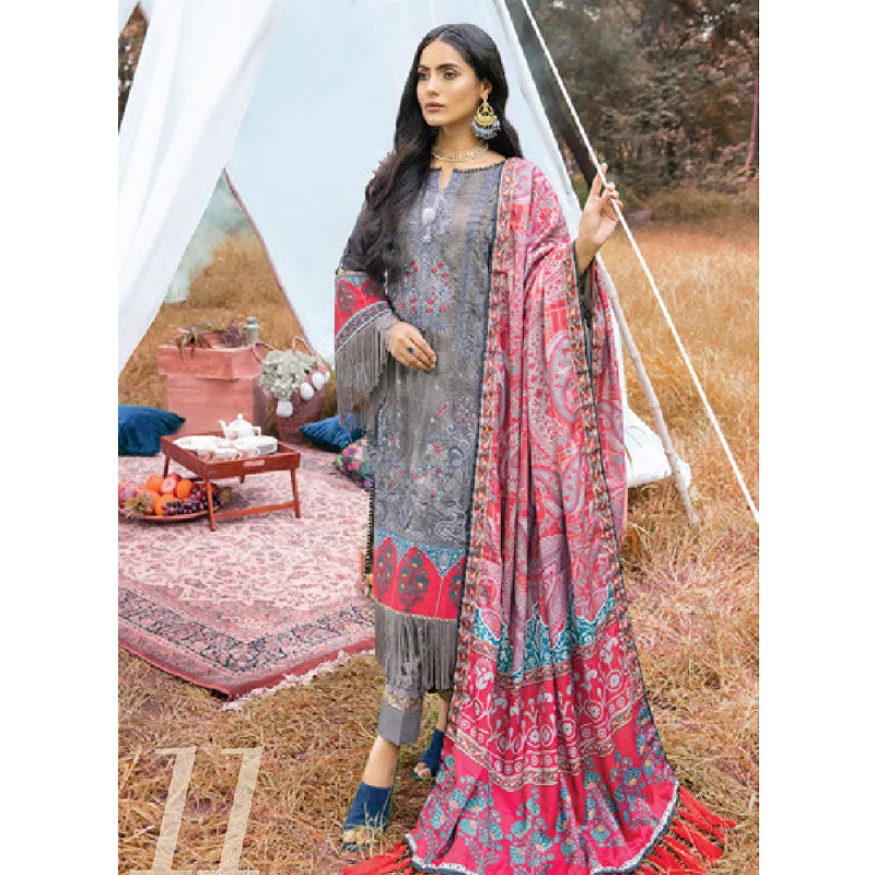 AL Zohaib unstitched 3pc Embroidered Shawl Collection Stylish Cashmere Shawl Cape