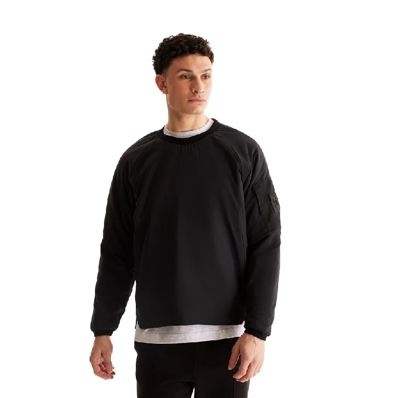 On Unisex Studio Pullover Black Short Sleeve Top