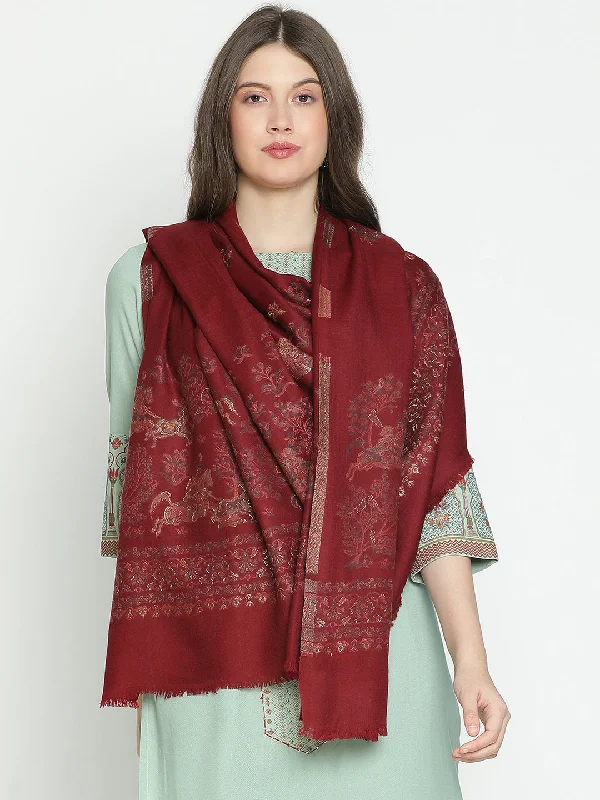 Sapphire Harmony Women Jacquard Shawl Soft Cotton Shawl Cape