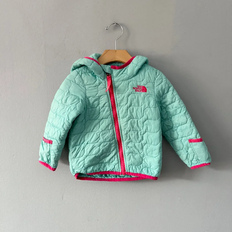 The North Face / Light blue x pink thermoball jacket / 12-18M Mesh Jacket Canvas Jacket Denim Jacket