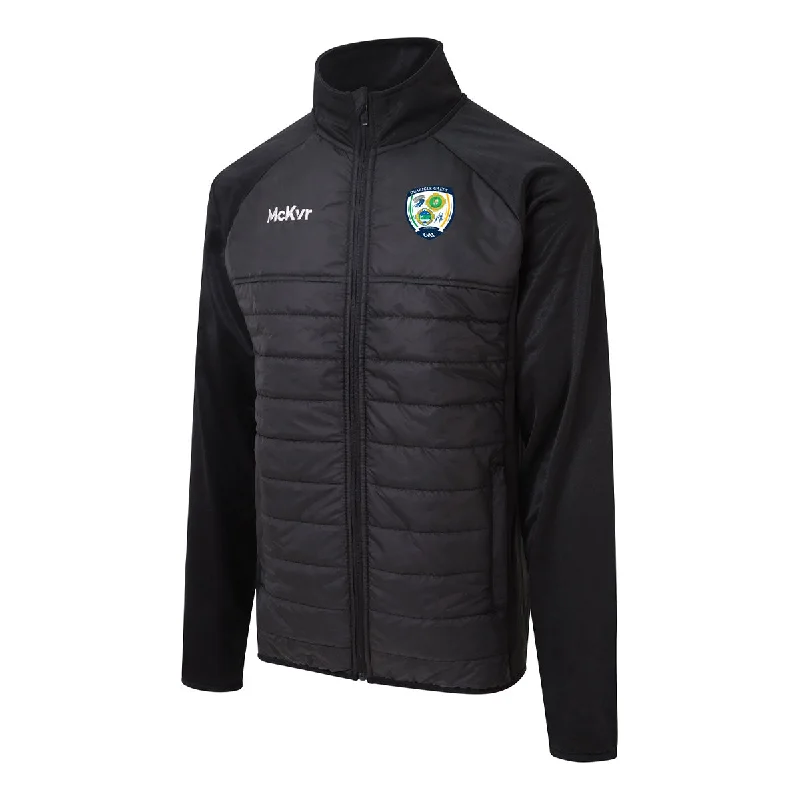 Mc Keever Duarigle Gaels Core 22 Hybrid Jacket - Adult - Black Trench Coat Raincoat Waterproof Jacket